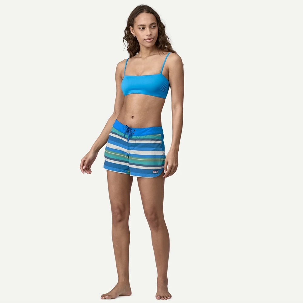 NWT Patagonia Wavefarer Boardshorts 5” Inseam La Punta Vessel Blue - Sz 10